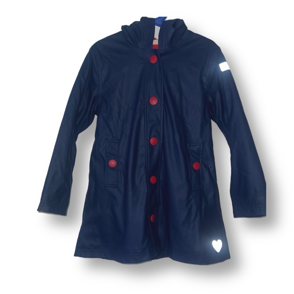 Harley blue rain coat